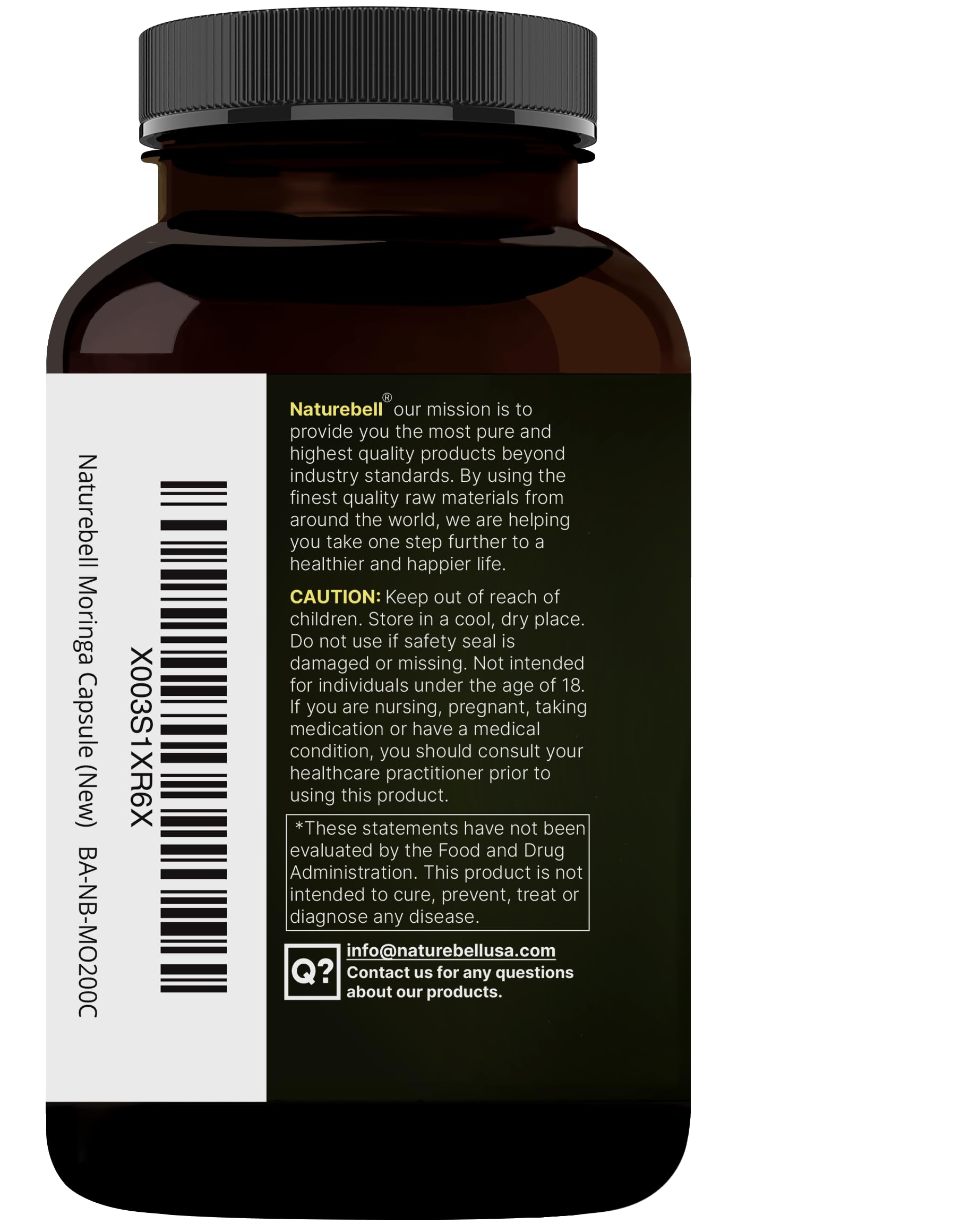 NatureBell presentación en caja de moringa, ideal para suministro prolongado