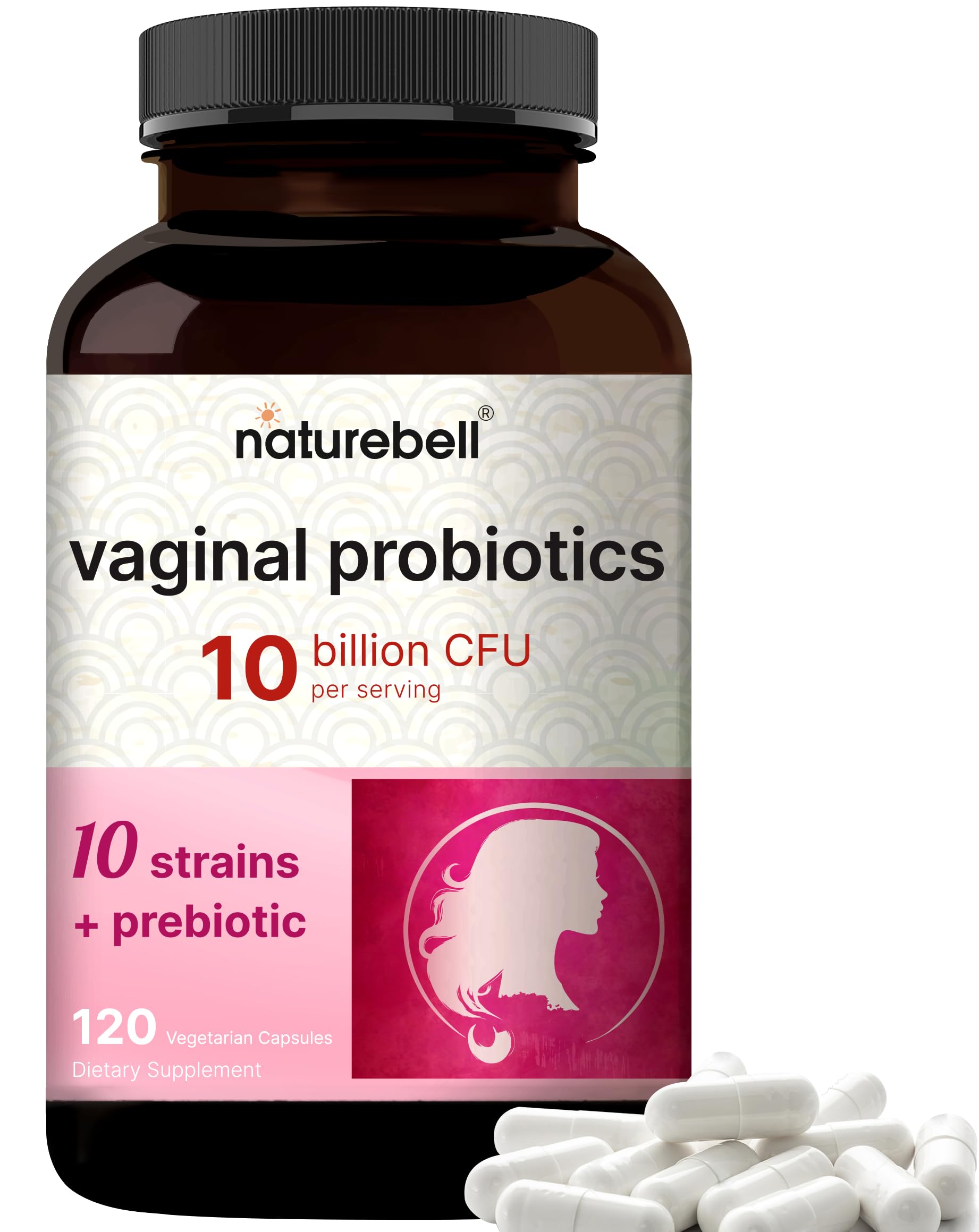 NatureBell probióticos vaginales en caja para equilibrio diario.