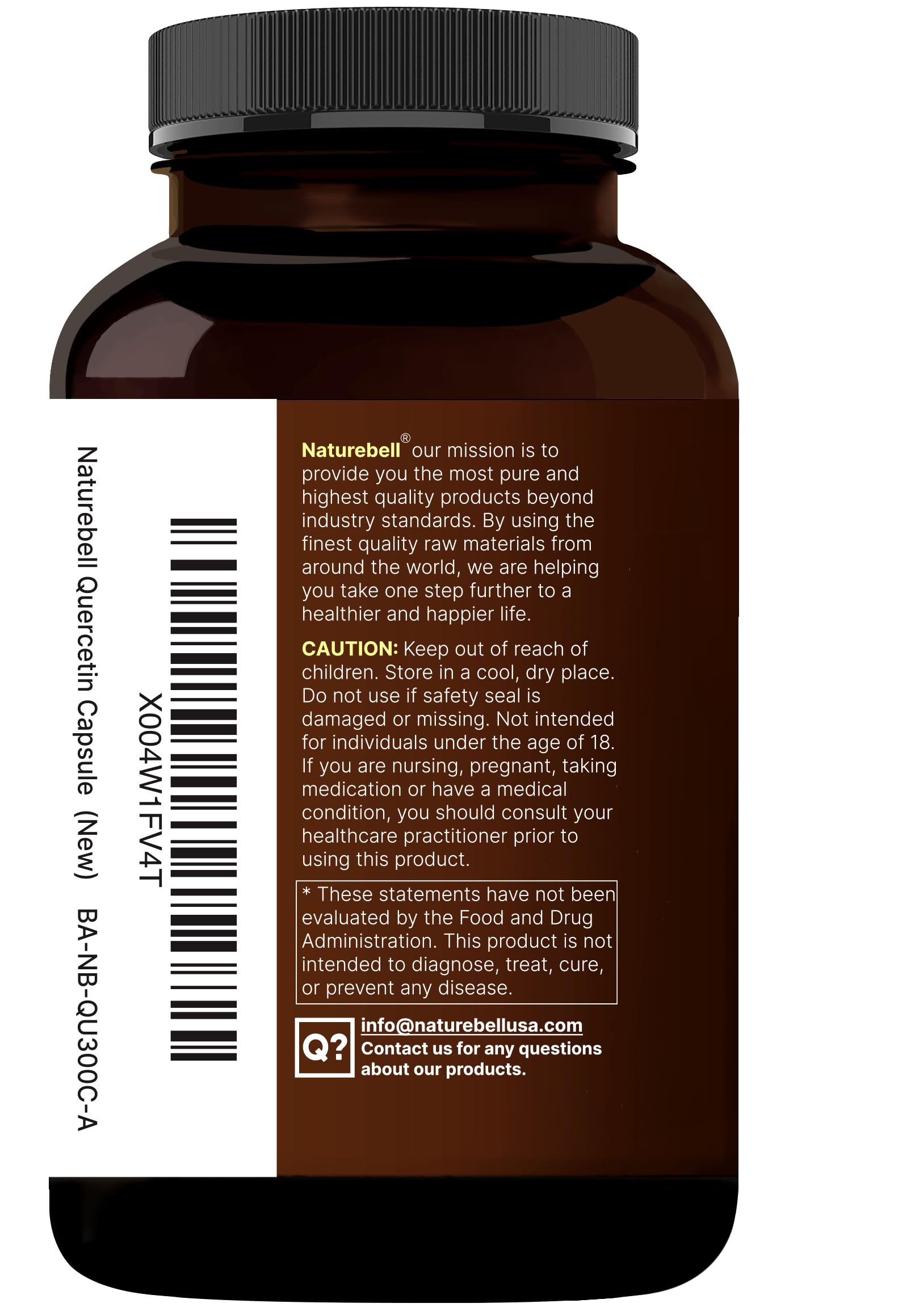 Control de calidad de NatureBell Quercetina 500mg