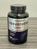 NatureBell Resveratrol: cápsulas vegetarianas listas para uso diario.