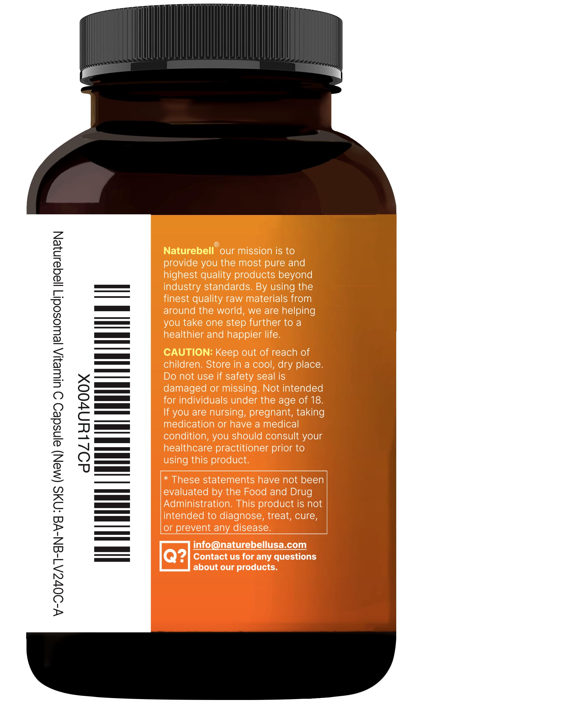 NatureBell rutina diaria de bienestar con energía sostenida gracias a la vitamina C liposomal.