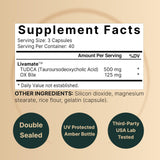 NatureBell TUDCA con sales biliares encapsuladas sabor amargo neutralizado para consumo cómodo