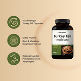 NatureBell Turkey Tail: cápsulas listas para uso diario