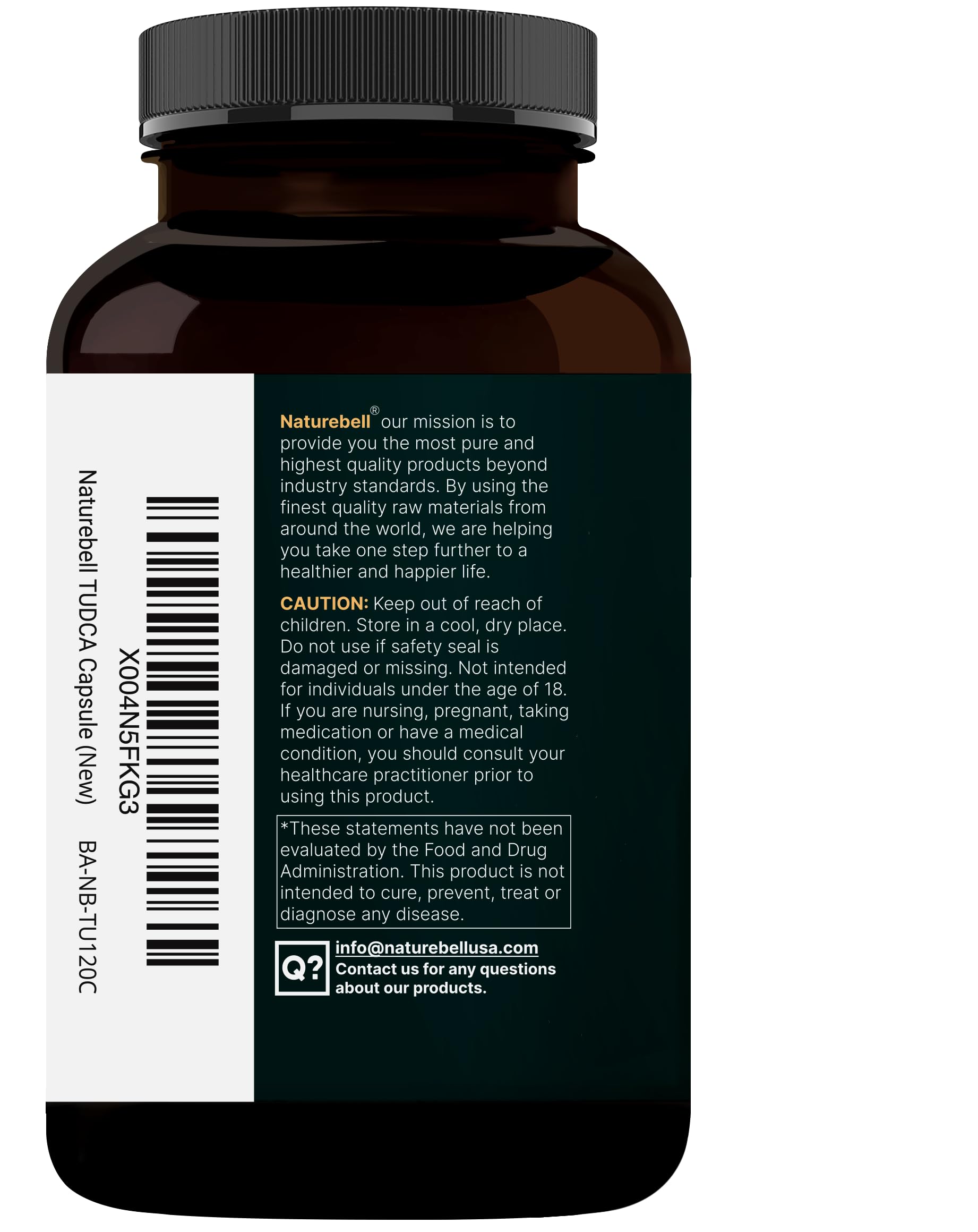 NatureBell TUDCA uso diario potencial para absorción de nutrientes