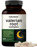 NatureBell valeriana raíz cápsulas en frasco para apoyo natural al descanso