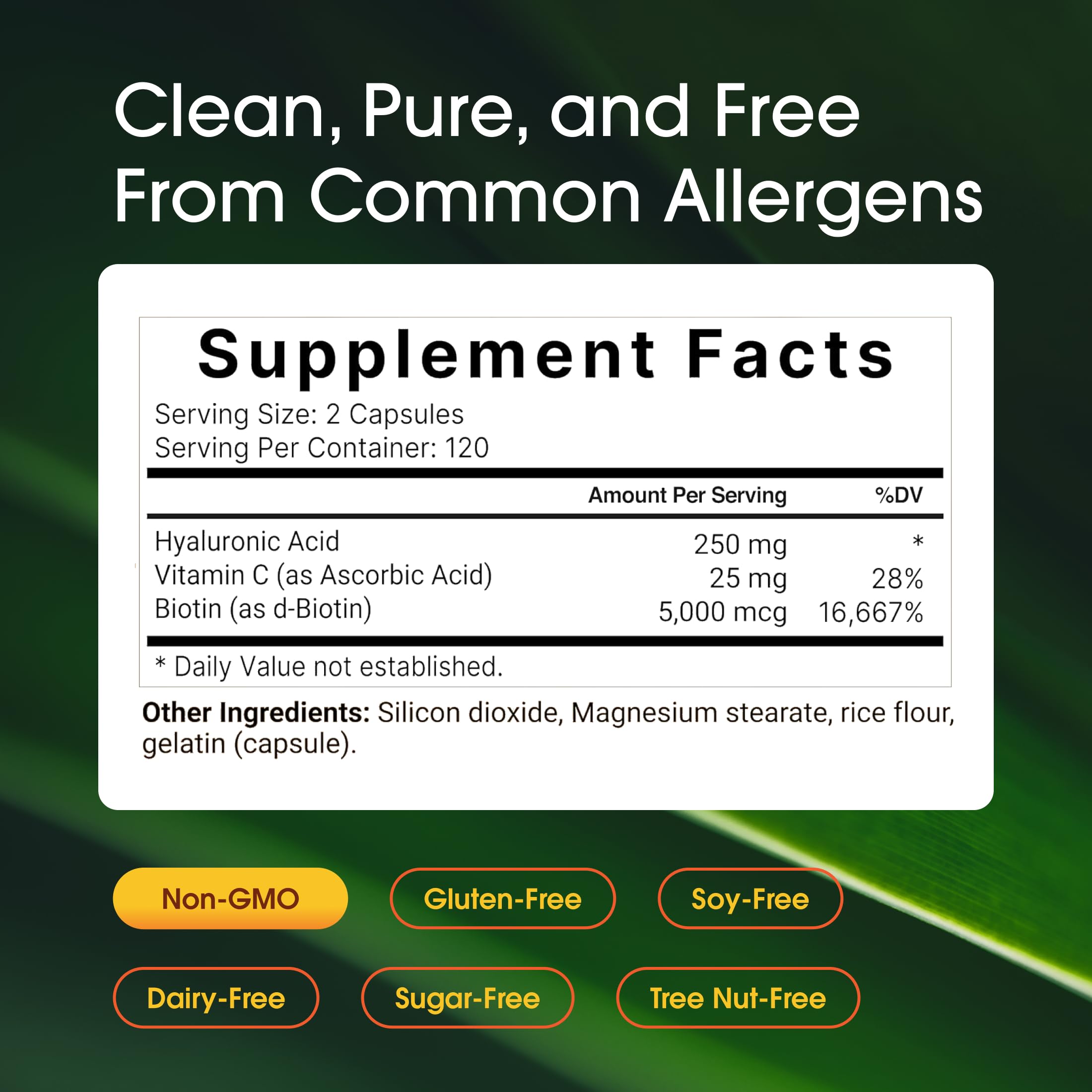 NatureBell vitamina-c-25mg-capsulas: soporte antioxidante para piel y ojos