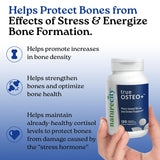 True-Osteo+ combina vitamina D3 y K2 de origen vegetal para huesos fuertes.
