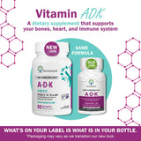 NatureGenX ADK, cápsulas de 60: uso diario para absorción de calcio.