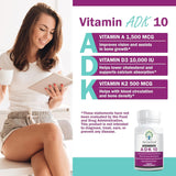 NatureGenX ADK10 cápsulas pequeñas: fáciles de tragar en la rutina.