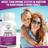 NatureGenX ADK10 empaque 90 cápsulas: plan de 3 meses.