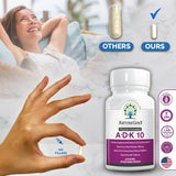 NatureGenX ADK10 etiqueta clara: lectura rápida de información clave.