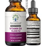Calcio y salud ósea mediante NatureGenX vitamina D líquida