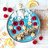 Naturegrail batido plátano azul: añade color sutil y sabor neutro.