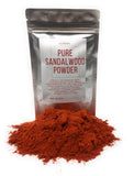 Naturegrail polvo de sándalo rojo en taza para infusión aromática