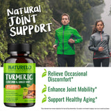 NATURELO Bromelaina, de piña, ayuda a mantener tejido articular saludable.
