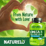 NATURELO Burpless Omega3: sabor a limón facilita la toma sin molestias.