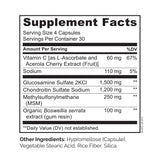 Cápsulas Naturelo glucosamina-condroitina-msm listas para tomar