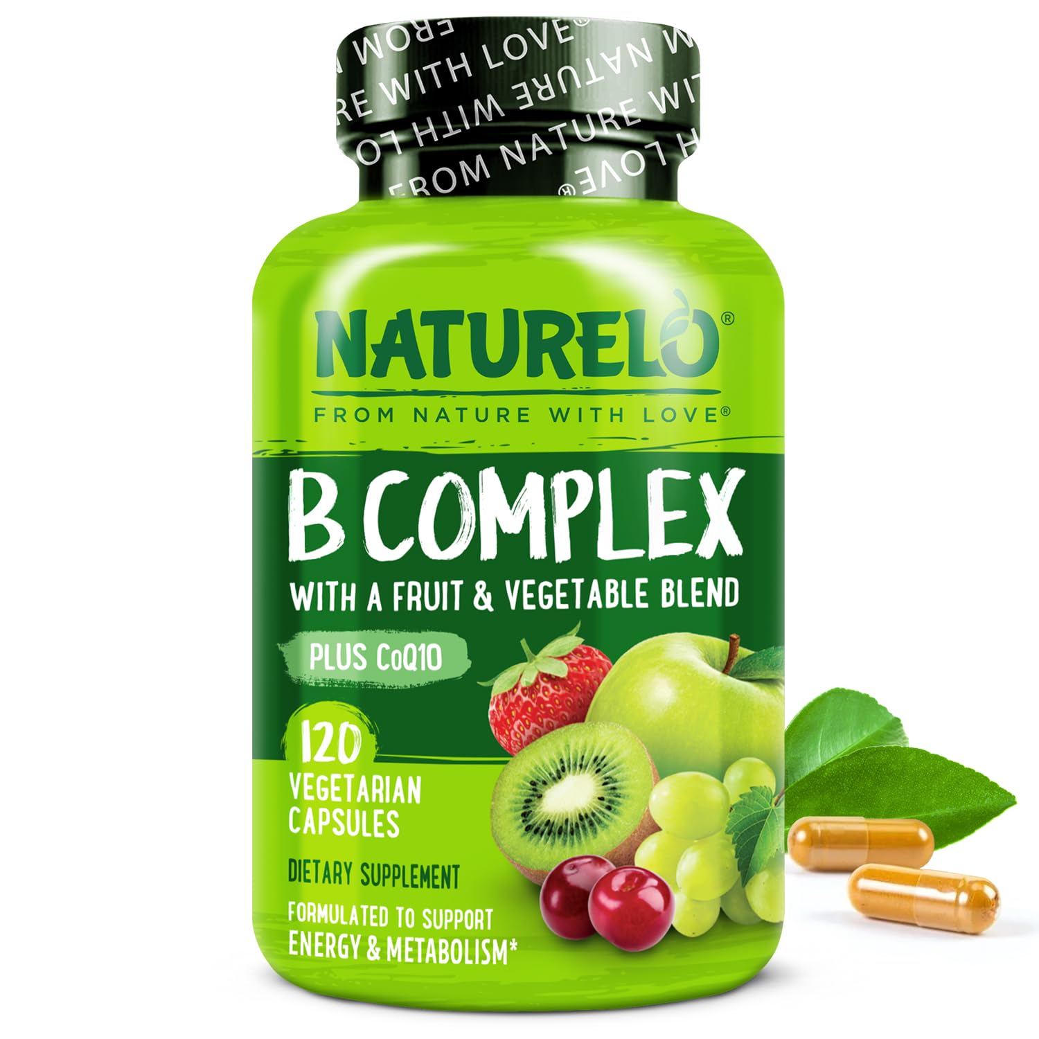 Naturelo Complejo B cápsulas: soporte de energía diaria para empezar el día
