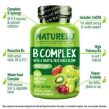 Naturelo Completo B con CoQ10 para vitalidad física sostenida.