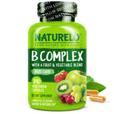 NATURELO Completo B vegano en cápsulas para energía diaria y metabolismo.