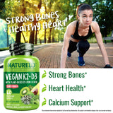 Naturelo D3 K2 vegano con liquen para bienestar sostenible