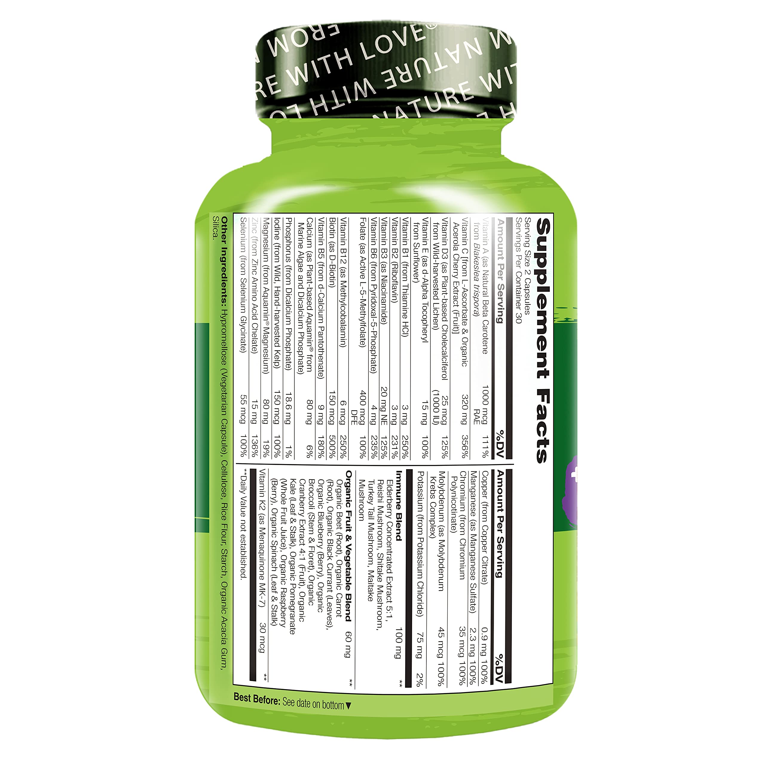 NATURELO dos-capsulas-al-dia, conveniencia diaria para completar nutrientes.
