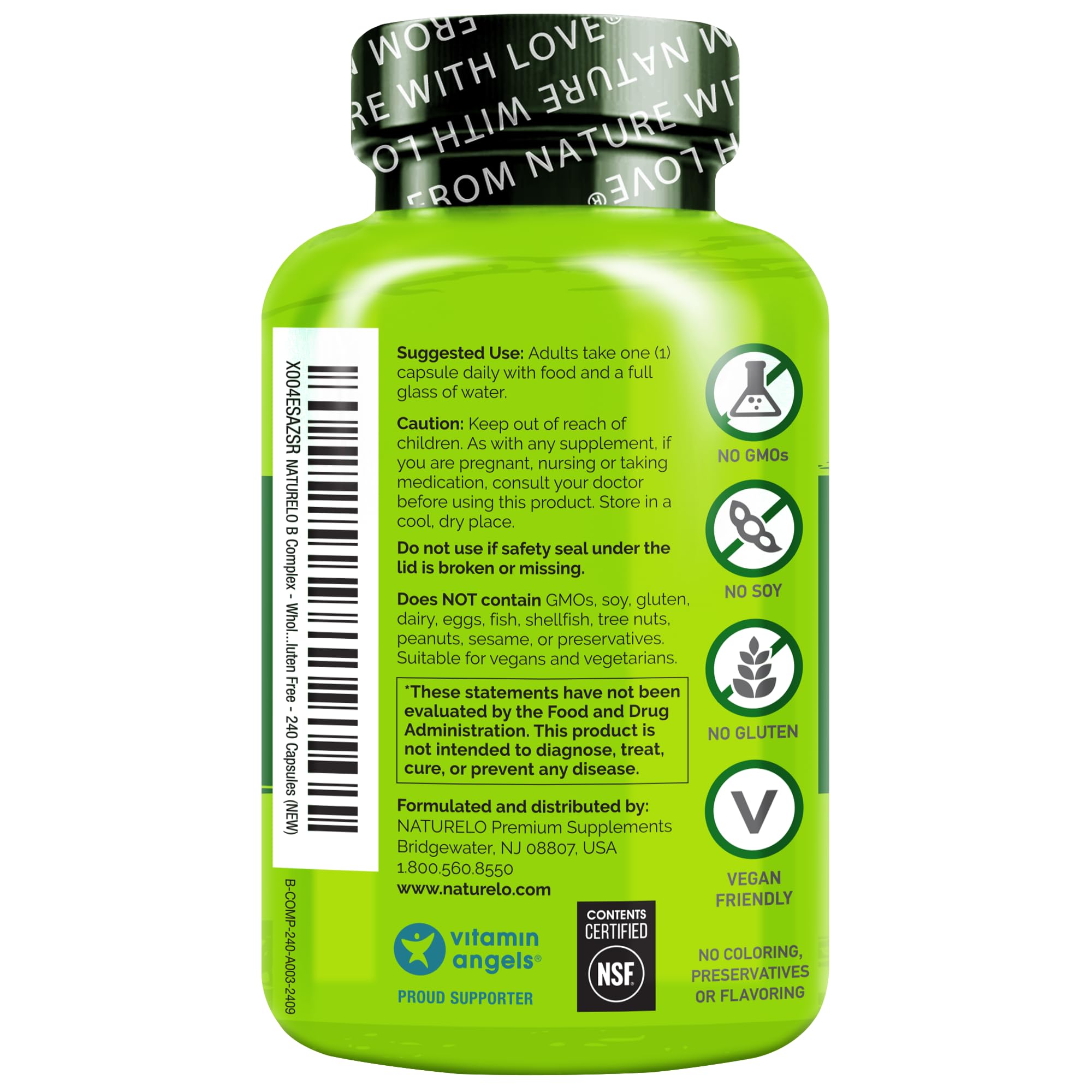 Completo B Naturelo para energía y claridad mental posible.