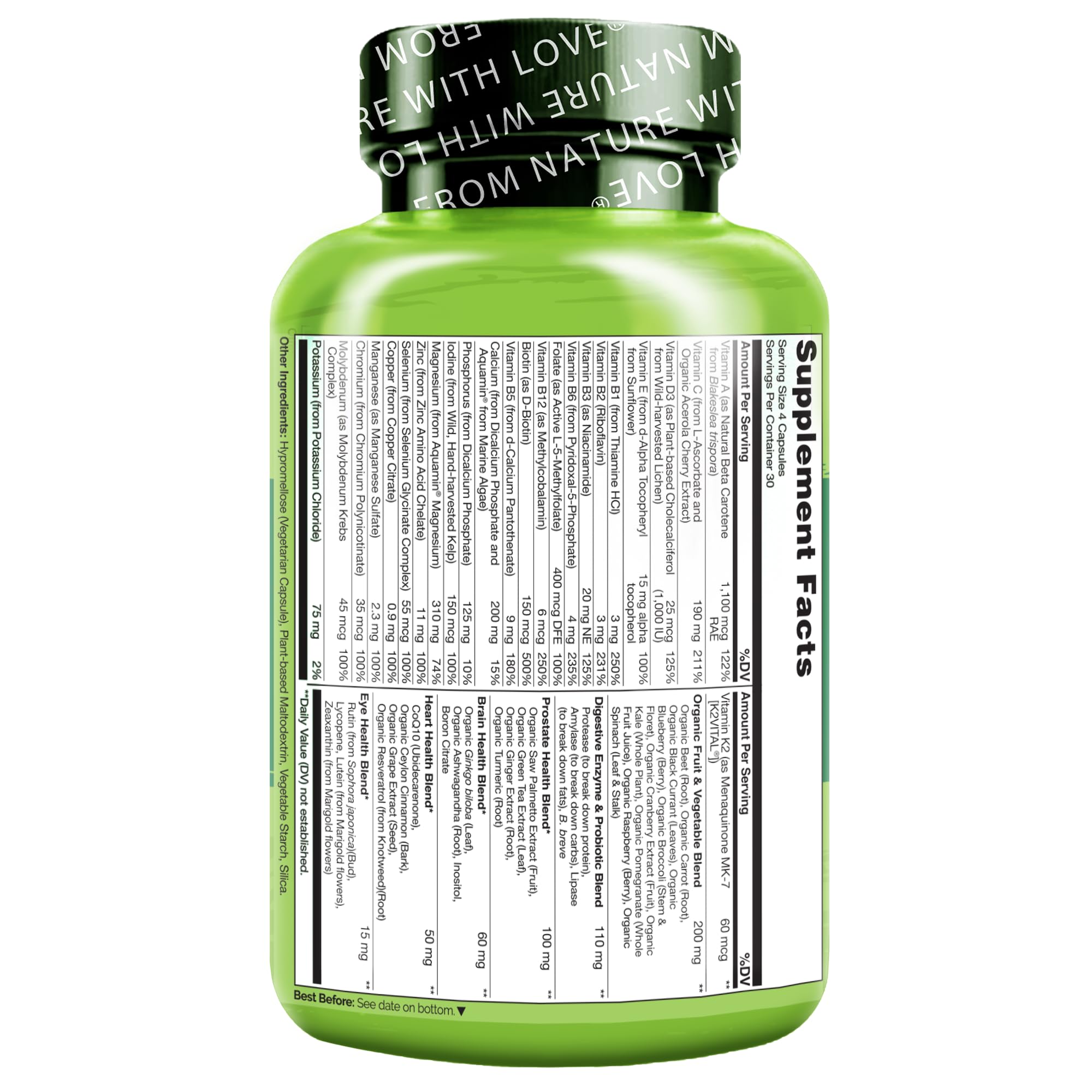 Etiqueta clara de Naturelo con dosis recomendada para facilitar su uso.