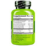 NATURELO Fórmula sin organismos modificados, etiqueta clara de ingredientes vegetales.