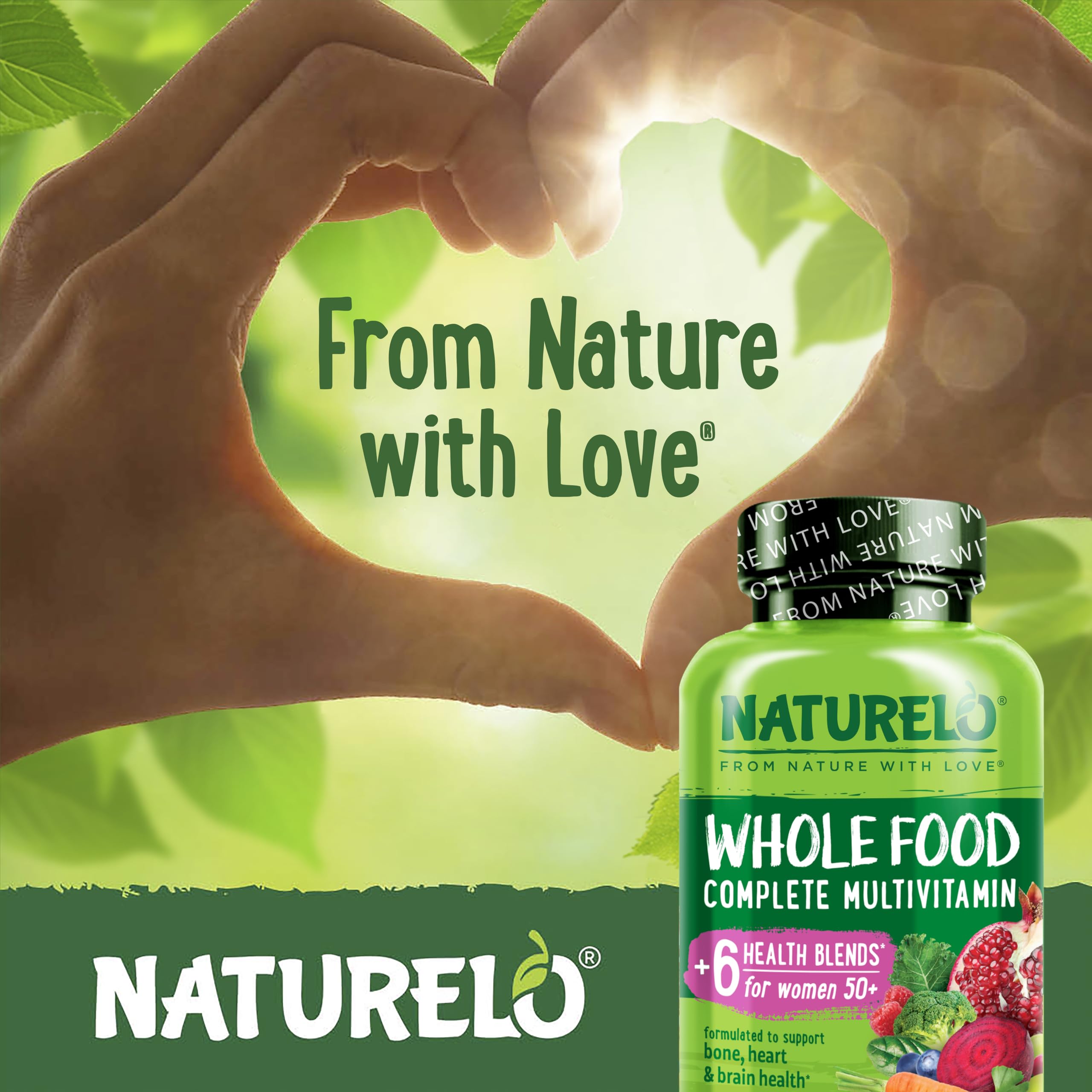 Naturelo fórmula vegetal para mujeres 50+, blends herbales para salud
