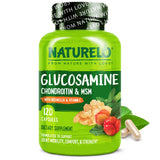 Naturelo glucosamina-condroitina-msm en botella para apoyo a articulaciones