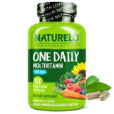 Naturelo hombre multivitaminas botella con cápsulas para energía diaria