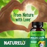 Acéila orgánica y magnesio glicinato en formulación Natural