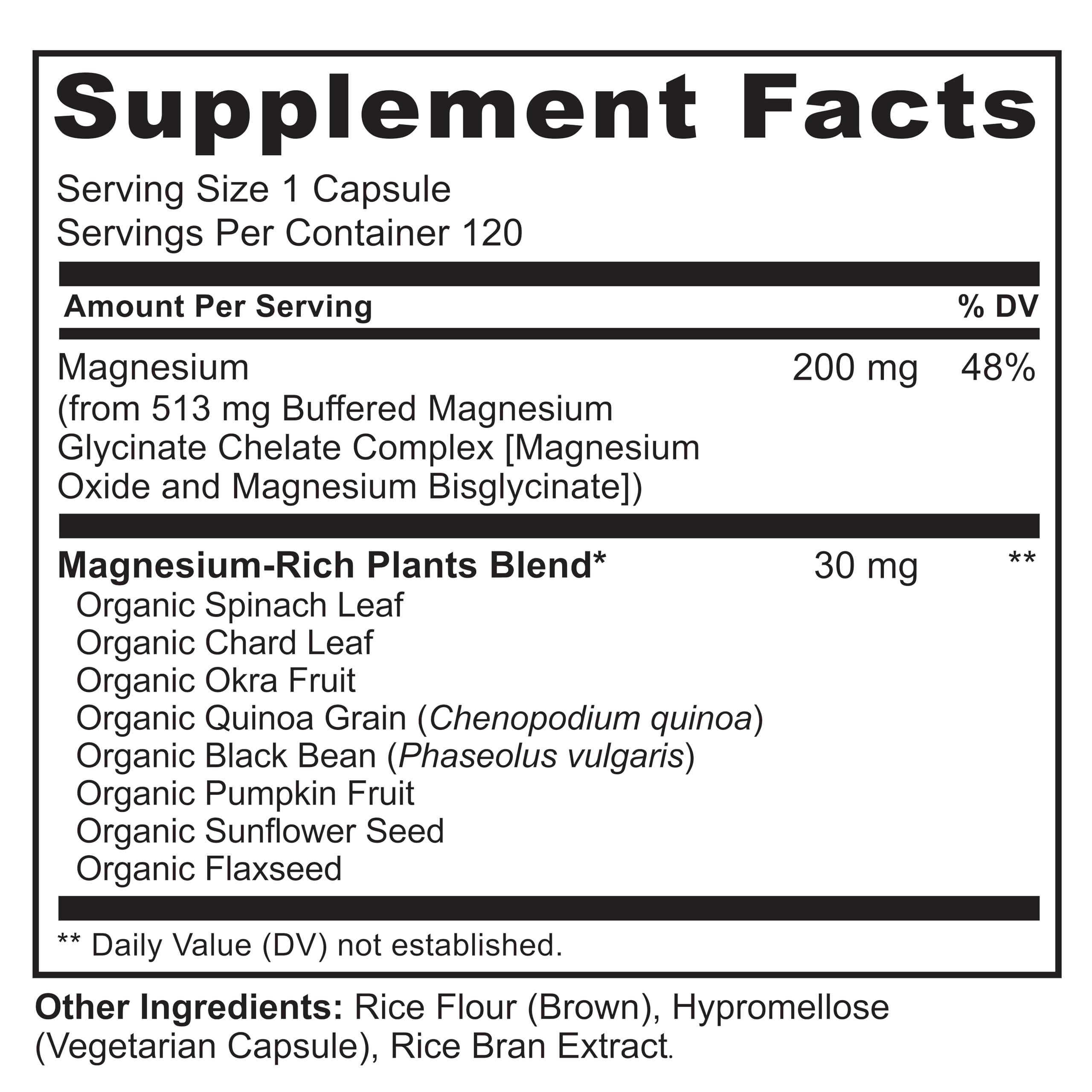 Etiqueta del producto Naturelo magnesio glicinato con información clara de ingredientes