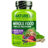 NATURELO multivitamin-botella, apoyo diario para energía y bienestar general.