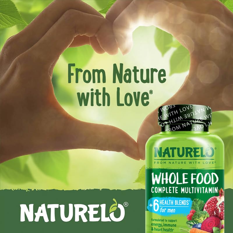 Naturelo multivitaminas para hombres: antioxidantes botánicos de origen natural.