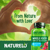 Naturelo multivitaminas para hombres: antioxidantes botánicos de origen natural.