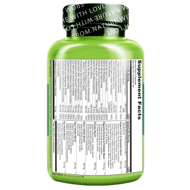 Naturelo multivitaminas para hombres: dosis diaria para comenzar.