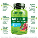 Naturelo multivitaminas para hombres: etiqueta con ingredientes clave.