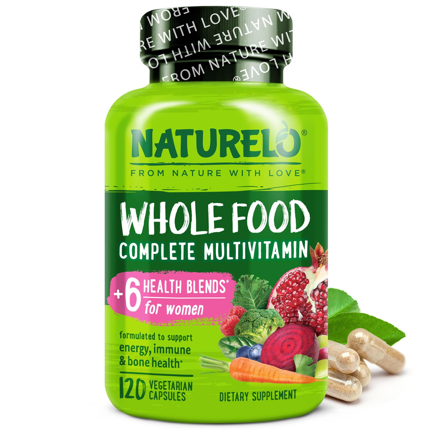 Naturelo Mujer botella: impulso energético diario y bienestar general.