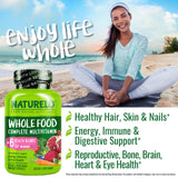 Naturelo Mujer fracciones vegetales: nutrientes de plantas para mejor absorción.