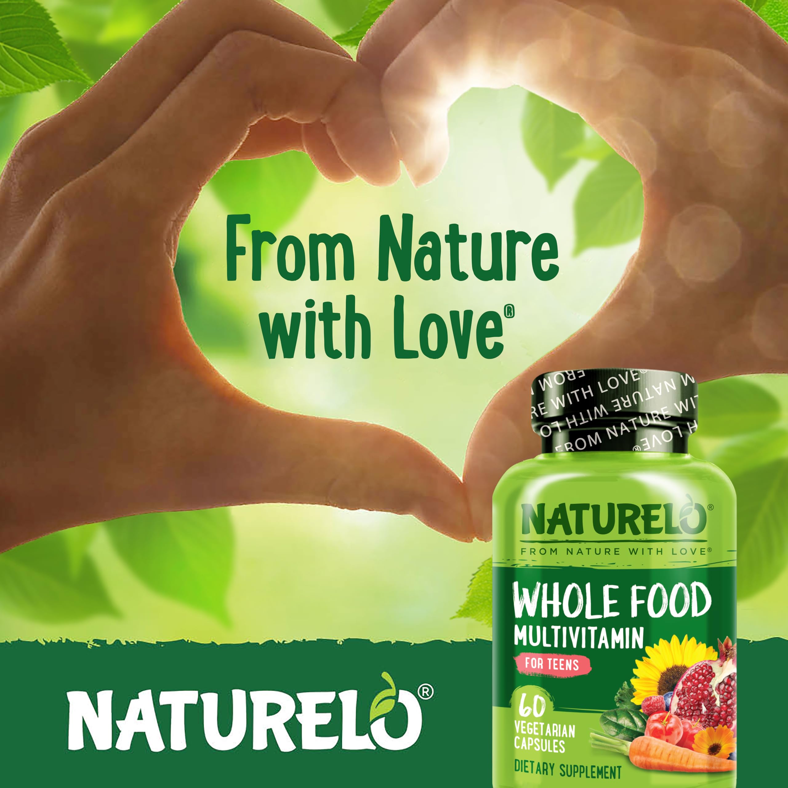 Naturelo multivitaminas vegano, apto para dietas vegetales