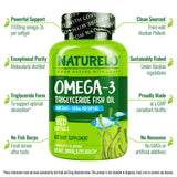 NATURELO Omega-3 forma de triglicéridos para mejor absorción