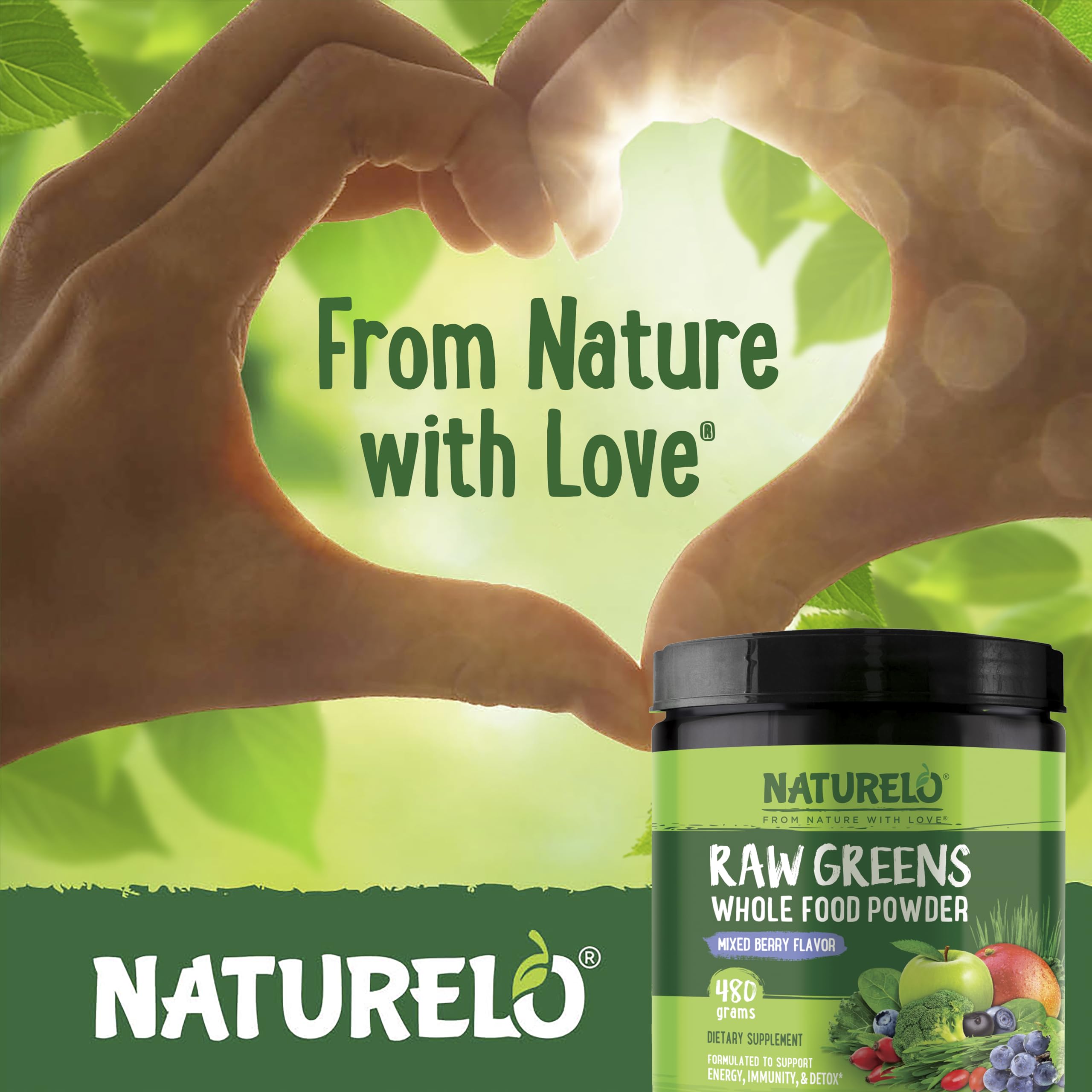 NATURELO cuchara medidora incluida para porciones consistentes