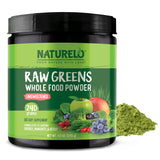 NATURELO Polvo de Verdes Crudos, polvo verde para energía diaria.