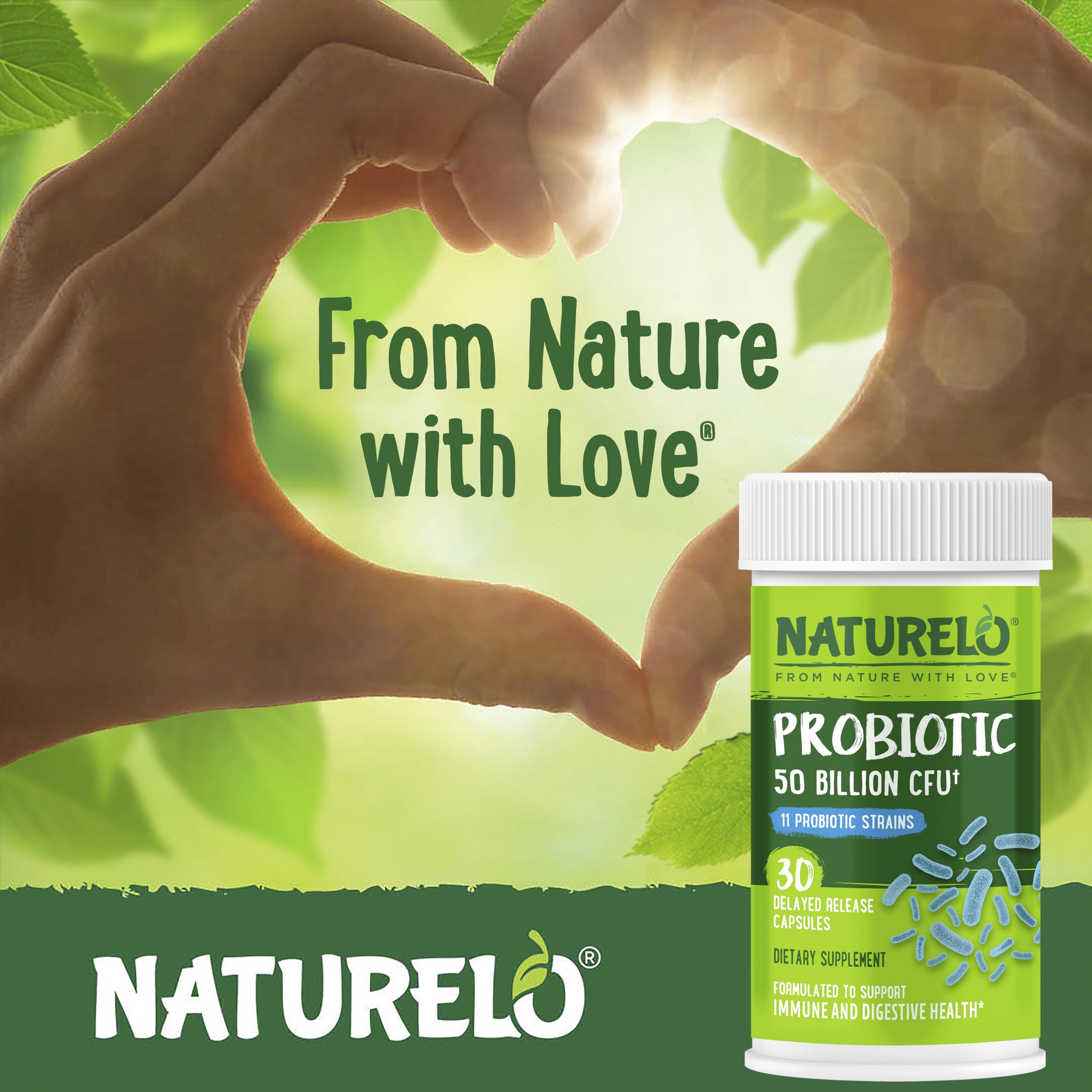 Naturelo Probióticos: cápsulas vegetarianas para mujeres y hombres.