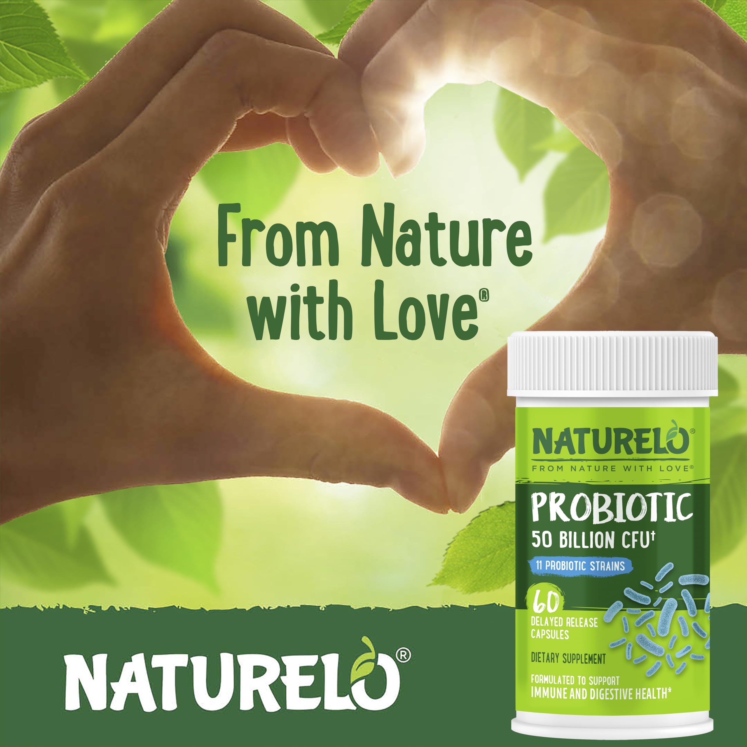 Naturelo probióticos sin refrigeración, conveniencia para viajes.