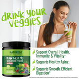 Naturelo polvo verde brócoli, antioxidantes naturales para vitalidad.