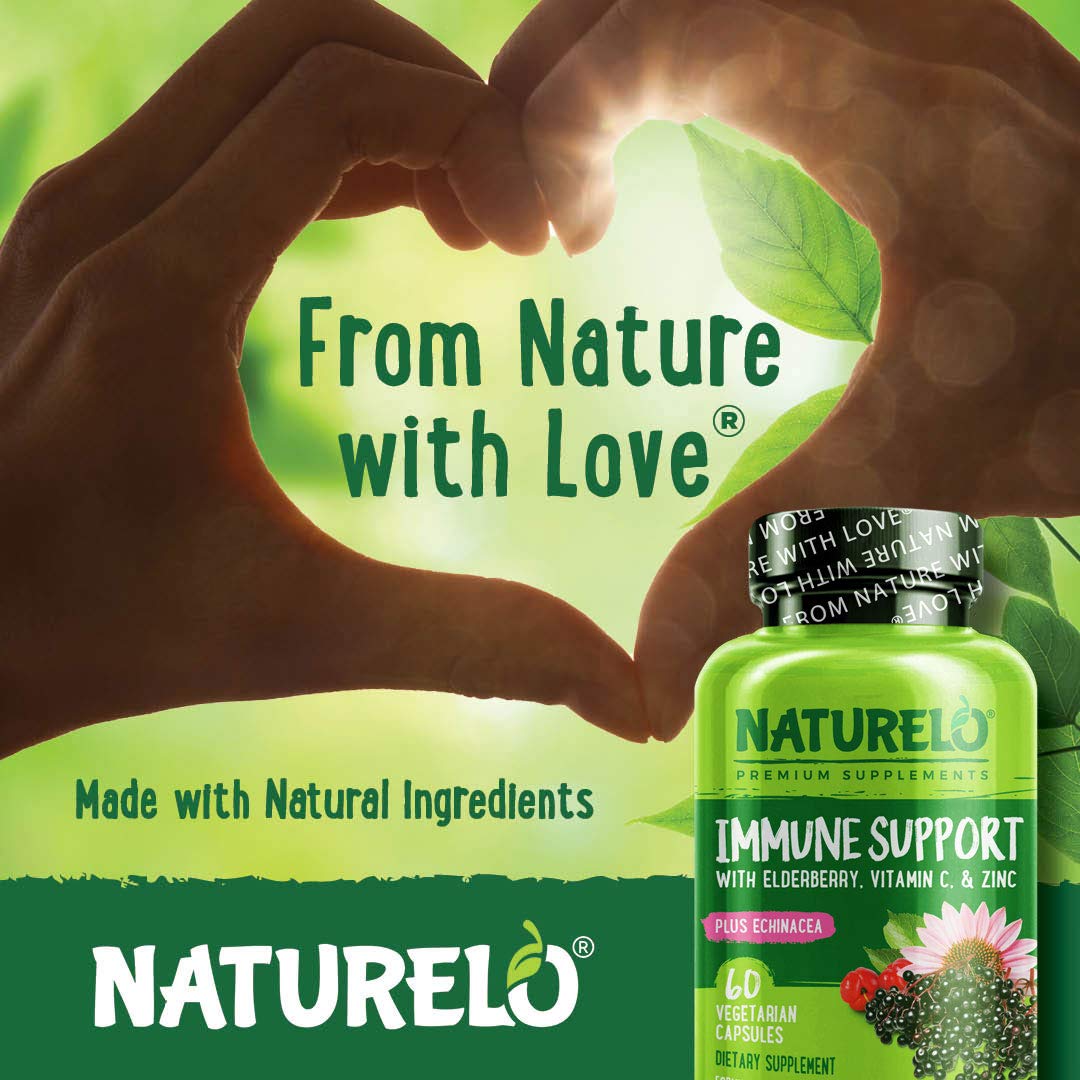 NATURELO Saúco Extracto 350 mg, imagen que resalta el extracto rico en antocianinas.