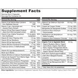 Cápsulas de NATURELO Teen Multivitamin listas para tomar diariamente.